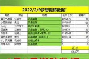 2025DNF搬砖号命名技巧与实战数据