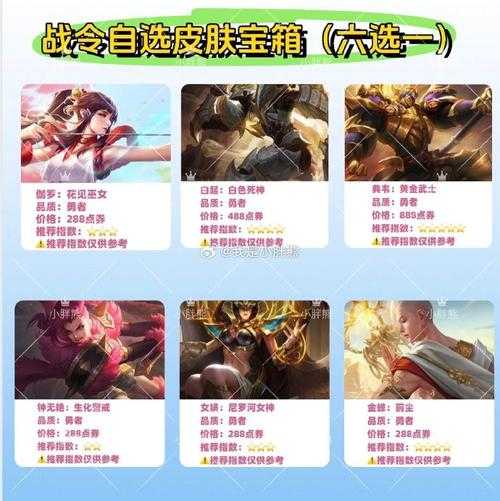 2025年王者荣耀S31战令皮肤宝箱与特效价值对比