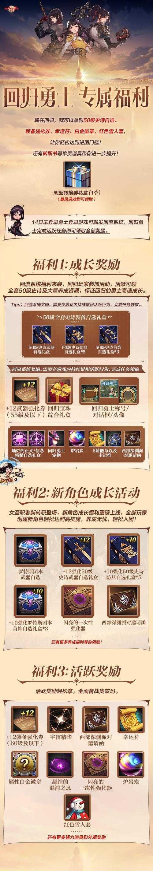 DNF34c 2025 深渊回廊·装备重构·跨服战力升级