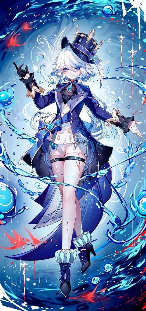 原神五神高清壁纸合集:风岩雷草水神电脑手机壁纸下载