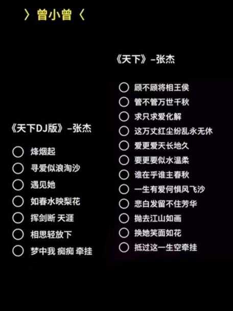 张杰《天下》串词解析:歌词背后的故事与情感表达