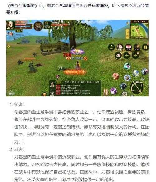 《热血江湖五五开》2025职业选择与装备搭配指南