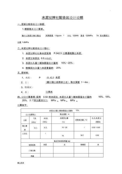 如何科学设计水泥土配合比,实现性能与成本效益平衡?
