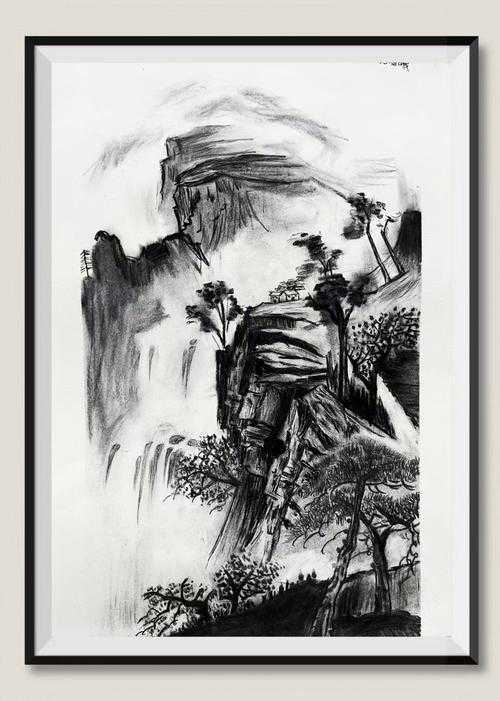 素描画山水,适合多大的孩子学起?——探索孩子学习山水素描的年龄阶段