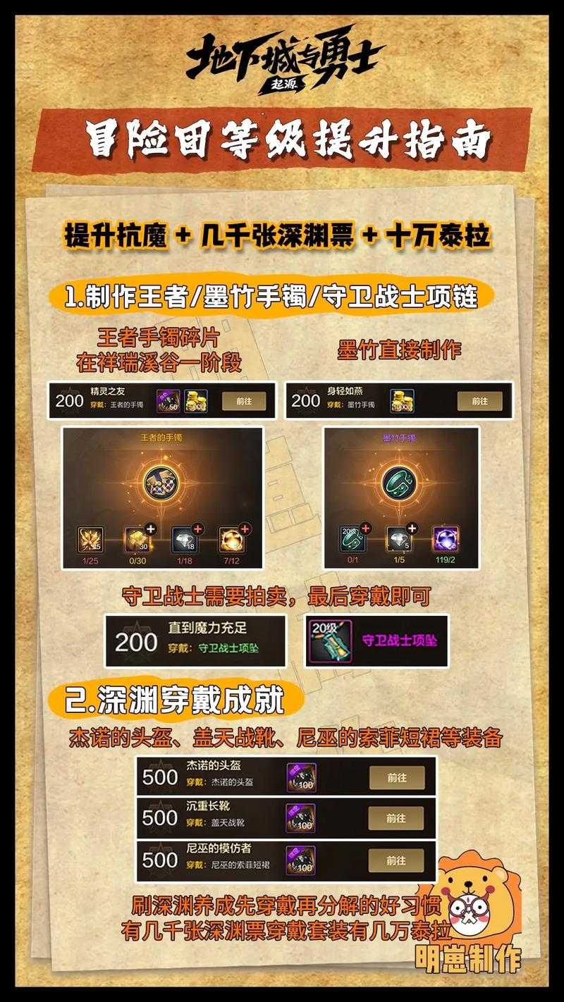 DNF110冒险团等级提升与机制调整