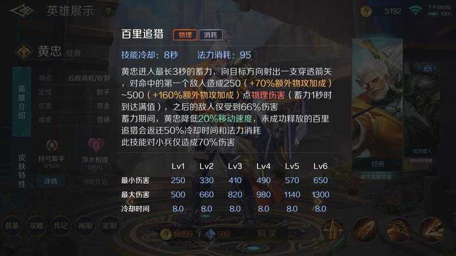 谋黄忠深度解析：技能机制与版本调整前瞻
