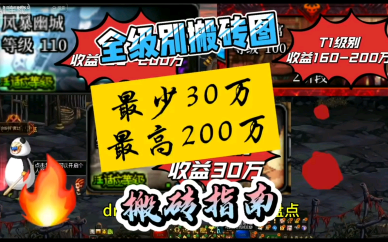 2025年DNF搬砖指南：100级版本暴富路线全解析