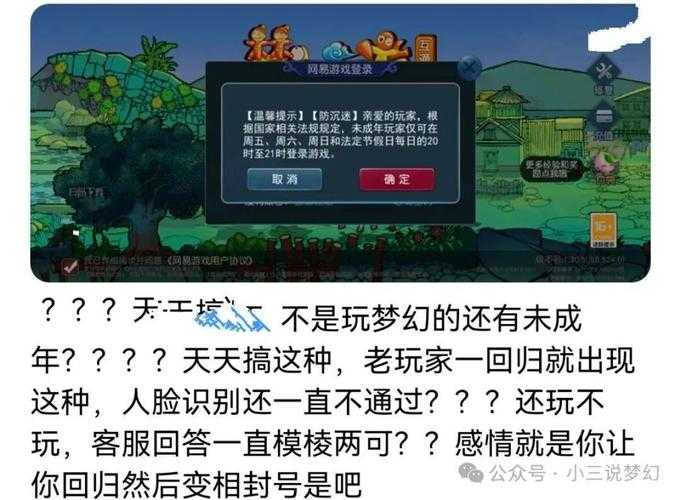 《梦幻西游》2025防沉迷2.0生存实录