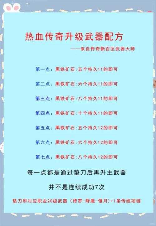 剑侠2武器升级技巧：高效强化装备攻略